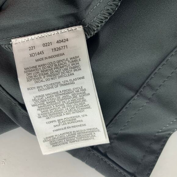 Columbia Solid Dark Gray Long Sleeve Button-Up Shirt Lightweight Size XL - Picture 15 of 15